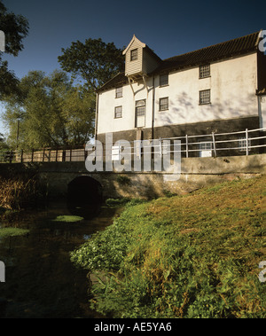 Working Mill on The Little Ouse River also known as The Brandon River East of Bury St Edmunds Suffolk Preservation Trust Stock Photo