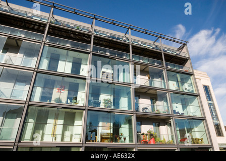 Modern Apartments Box Works Manchester UK Stock Photo