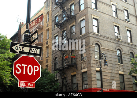 THE FRIENDS BUILDING ON BEDFORD STREETFor those who love movies and TV  shows their next New York visit might be a special one A Stock Photo - Alamy