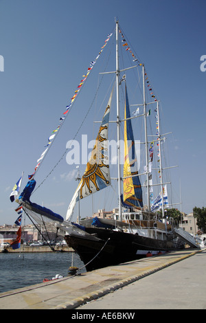 Capitan Miranda school ship. Stock Photo