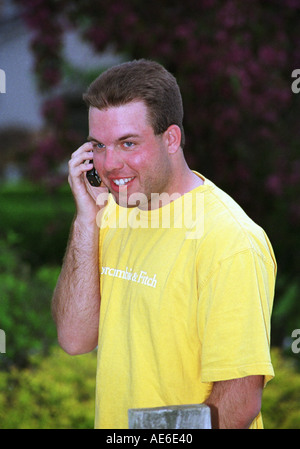 Wireless conversation Stock Photo