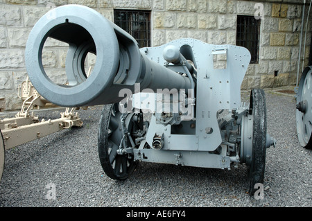 German field-howitzer WA leFH18M 105 mm calibre Stock Photo