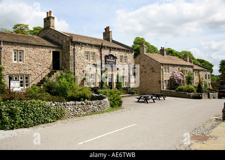 The Woolpack pub from ITVs Emmerdale Stock Photo