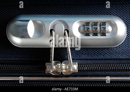 Suitcase combination lock Stock Photo