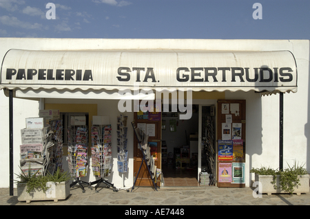 Santa Gertrudis de Fruitera town Santa Eularia des Riu Santa Eulalia del Rio Ibiza Eivissa Balearic Islands Spain  Stock Photo