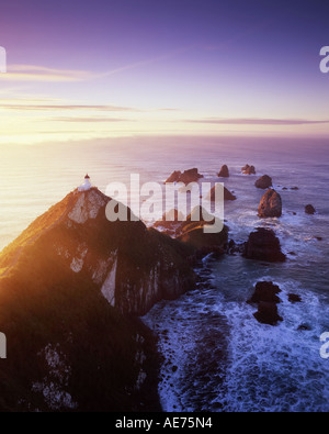 Nugget Point in The Catlins South Island New Zealand Stock Photo