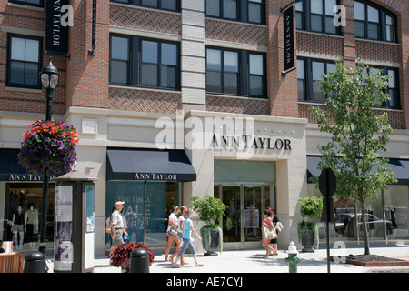 Ohio Westlake,Crocker Park,shopping shopper shoppers shop shops market markets marketplace buying selling,retail store stores business businesses Ann Stock Photo