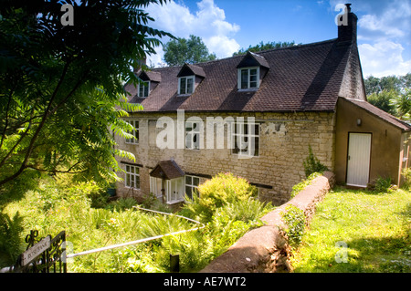 Rosebank Cottage, Slad, Gloucestershire. House where Laurie Lee grew up and was central to his famous book 'cider with Rosie' Stock Photo