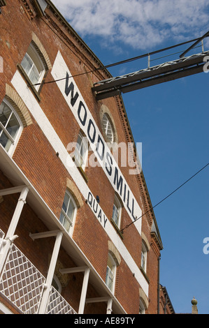 Woodsmill Quay warehouse (Converted to Modern Appartments) Queens Staith York North Yorkshire England UK Stock Photo