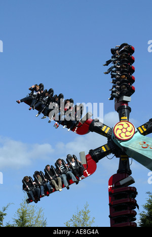 The Samurai ride at Thorpe Park Stock Photo - Alamy
