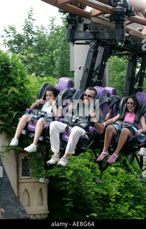 Vampire roller coaster at Chessington World of Adventures Stock