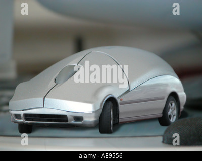 Computer imagination Mouse Car Stock Photo