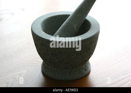0203 Pestle and mortar Stock Photo