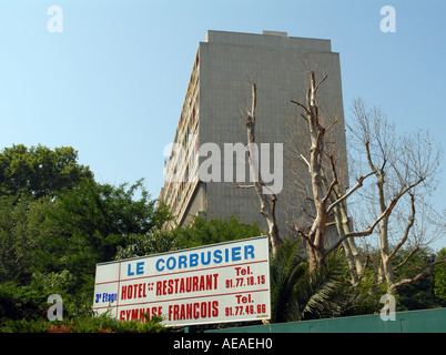 Le Corbusiers Unite d'habitation, Marseille. Stock Photo