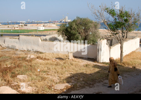 Tripoli, Libya. 19th. Century Protestant Cemetery. Stock Photo