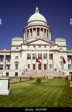 The State Capitol Building at Little Rock Arkansas Stock Photo