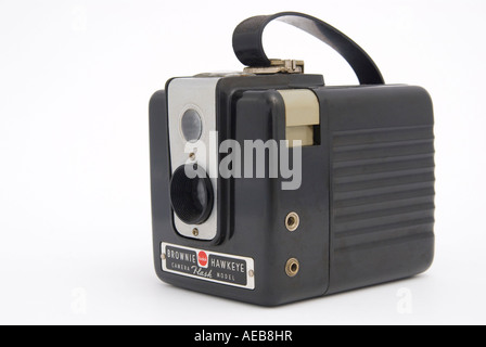 A Kodak Brownie Hawkeye camera Stock Photo