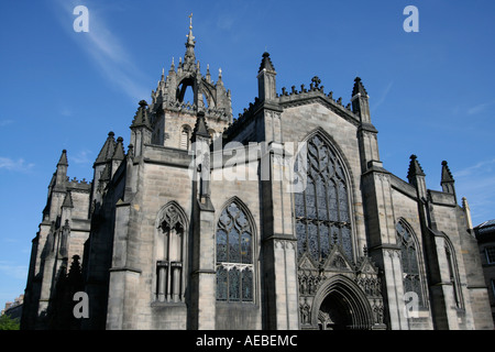 St Giles' Cathedral royal mile edinburgh scotland uk gb Stock Photo