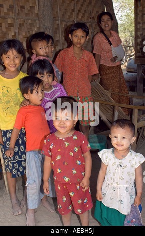 The beautiful people and scenery of Myanmar Burma in 2006 Stock Photo