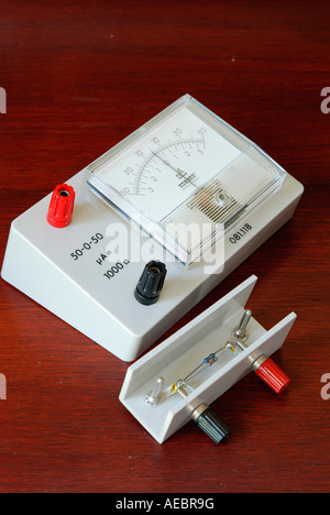 Center zero galvanometer Stock Photo - Alamy