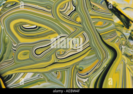 Patterns of paint Stock Photo