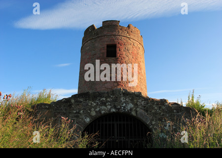 Auchinbaird Windmill between Sauchie and Fishcross, Clackmannanshire. Stock Photo