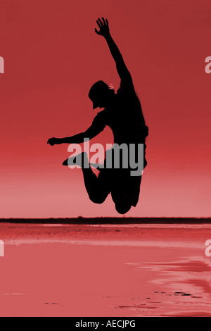 man cutting a caper Stock Photo