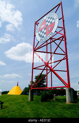 National Corvette Museum in Bowling Green Kentucky Stock Photo