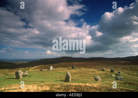 Stone Circle Cefn Coch Penmaenmawr North West Wales Stock Photo