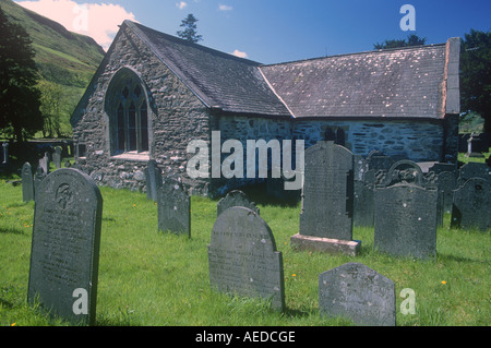 Llanfihangel y Pennant Church Near Abergynolwyn North West Wales Stock Photo