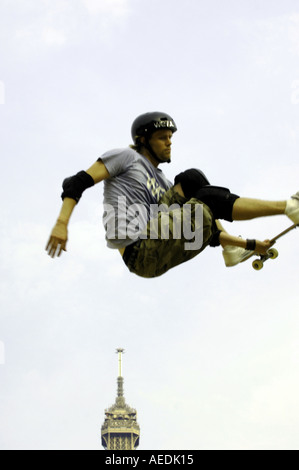 Matthias Ringstrom stockholm sweden professinal pro skateboarder swedish lg action sports event Stock Photo