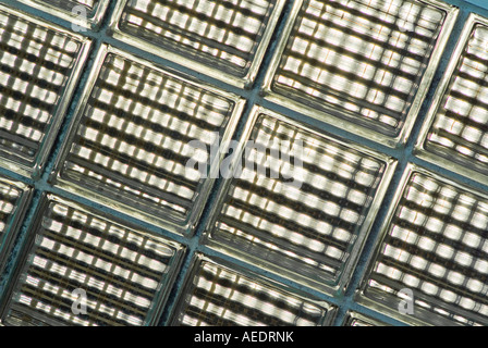 Abstract pattern of glass building blocks Stock Photo