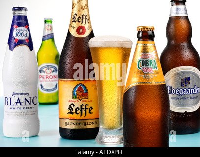 WORLD BEERS Stock Photo