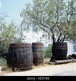 Port Barrels Oporto Portugal Europe Stock Photo