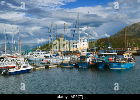 Isle of Skye West Scotland, Trawlers Fishing Boats Moored At Kyleakin ...