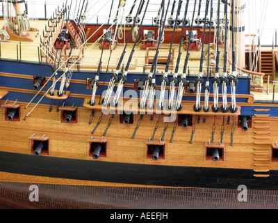 Agamemnon, 64 gun ship of 1794, Nelson's favourite ship of the line ...
