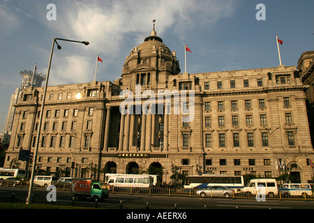 Shanghai China Colonial buildings along the Bund completed in the 1920's were a symbol of European economic power Stock Photo
