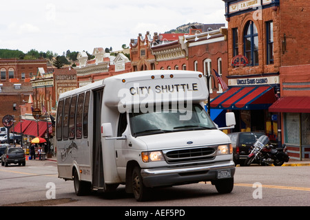 Shuttle bus in cripple creek hi-res stock photography and images