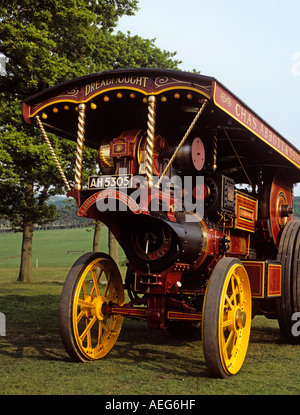 Transport History Burrell Traction Engine Stock Photo