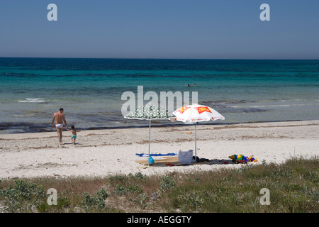 Beach Scene Sinis Peninsula Sardinia Italy Stock Photo - Alamy