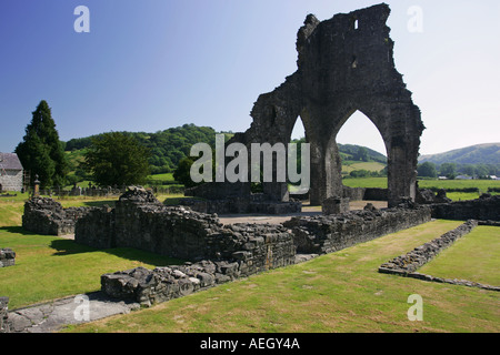 Ruins of Talley Abbey Abaty Talyllychau a Welsh Historic Monument in Mid Wales Britain GB UK Stock Photo