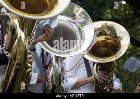 Saddleworth Whit Friday Band Contest Dobcross Saddleworth Stock Photo