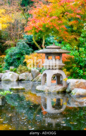 The Kyoto Garden Japanese style garden Holland park Kensington London Stock Photo