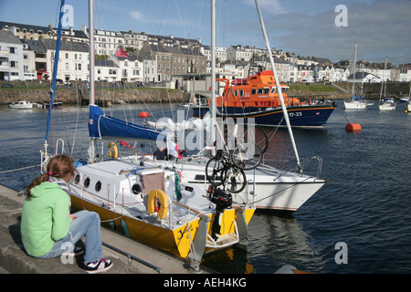 Portrush Harbour Stock Photo