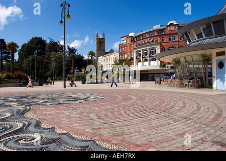 Obscura cafe and shops in Bournemouth town centre Stock Photo