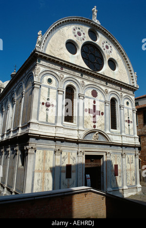 Italy Venice The church of Santa Maria dei Miracoli Stock Photo
