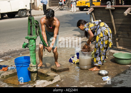 Street scenes from Kolkata India Stock Photo