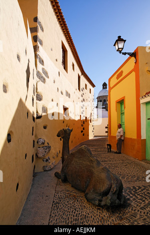 Bronze camel, Agueimes, Aguimes, Gran Canaria, Spain Stock Photo