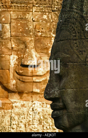 Bayon Tempel, Angkor Wat, Siem Reap, Cambodia Stock Photo