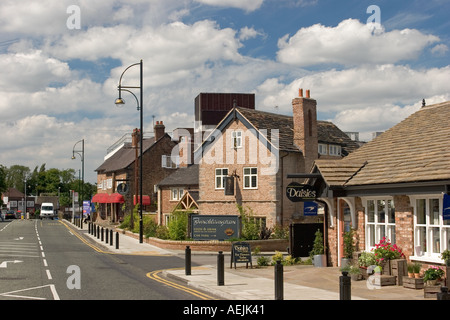 England Cheshire Stockport Cheadle Hulme Station Road Millington Hall John Millington Pub Stock Photo